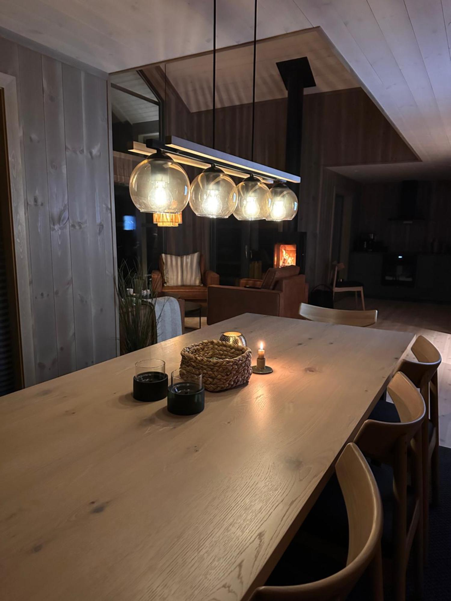 Modern Northern Lights Cabin Drangedal Exteriér fotografie