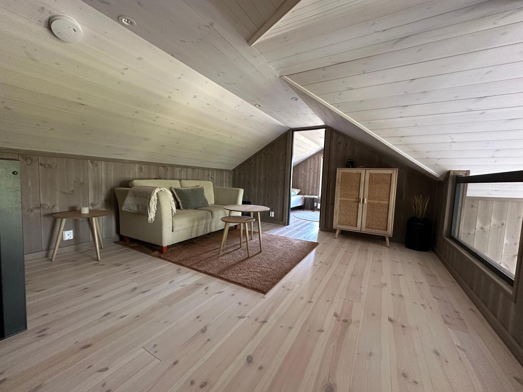 Modern Northern Lights Cabin Drangedal Exteriér fotografie